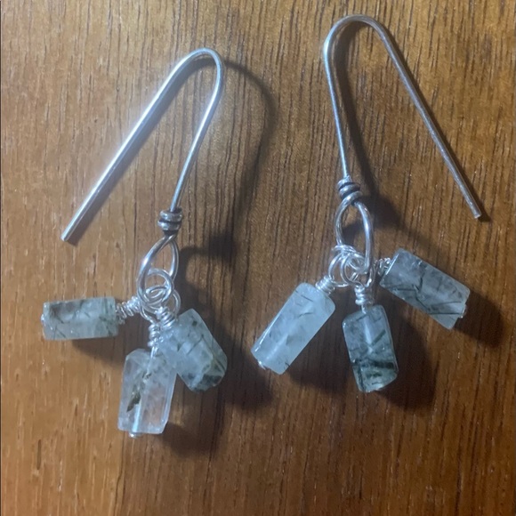 Rutilated Quartz. All Sterling Silver. Hand wired. High quality. - Picture 7 of 8